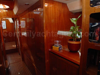 BEST REVENGE 5 Yacht Charter - Guests Port-Side Hallway
