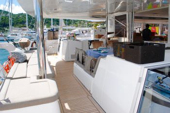 AMAZING LADY Aft Deck from the side AMAZING LADY Aft Deck from the side