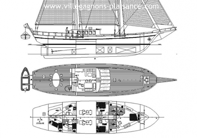 S/Y SMART SPIRIT I's layout