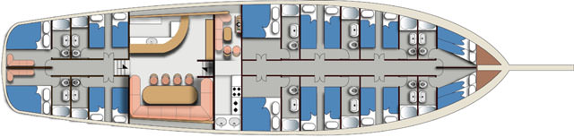 AEGEAN CLIPPER's layout