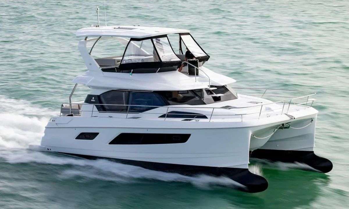 Moka, a 44 ft Sailing Catamaran, available for luxury crewed charter