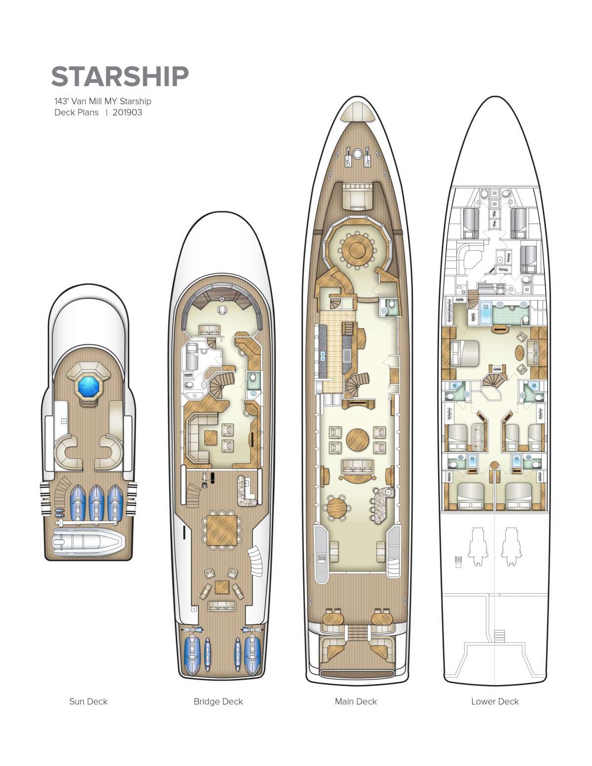 starship yacht deck plans