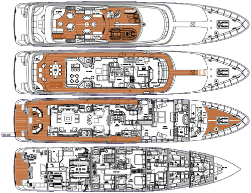 Yacht Charter MY LITTLE VIOLET Layout