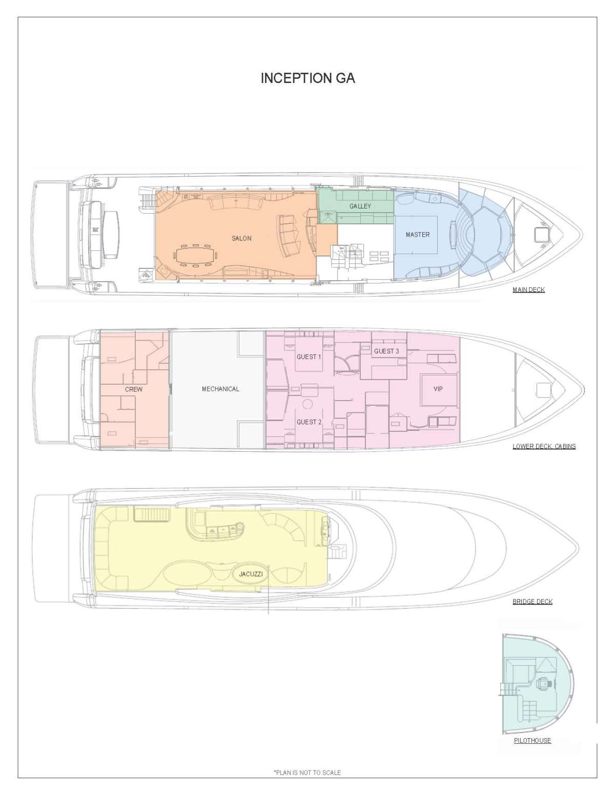Yacht Charter LORAX Layout