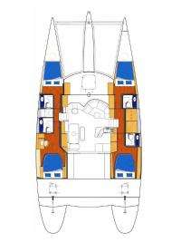 Yacht Charter MATA FENUA Layout