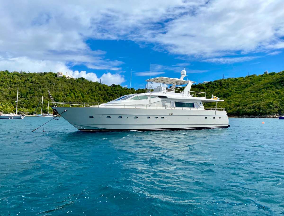 Anchored off St. John