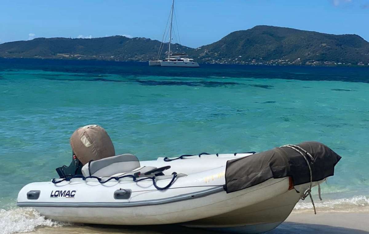 Moby Dick at anchor