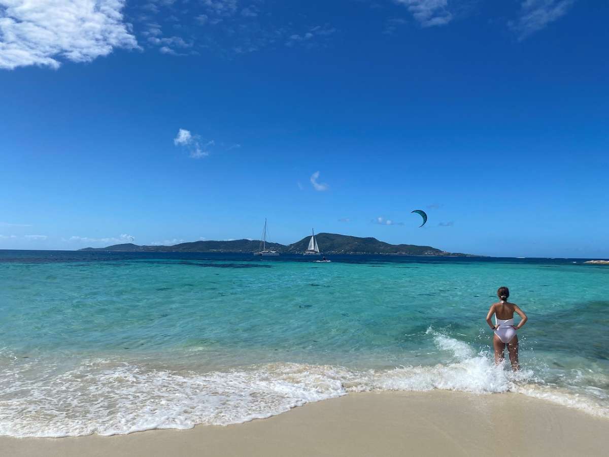 At anchor in the Grenadines