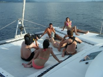 MIMBAW Yacht Charter - German TV filming "The Bachelor"