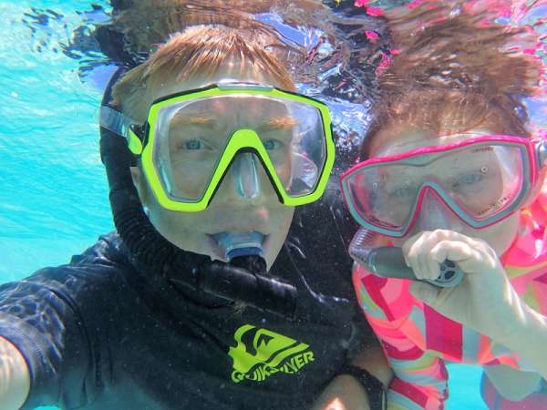 First time snorkel