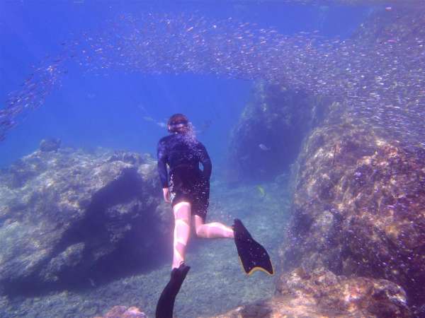 Snorkeling the Caves