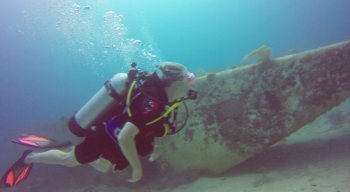 Diving on Sunken Wrecks
