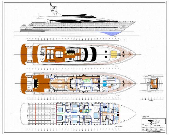 Yacht Charter GLAROS Layout