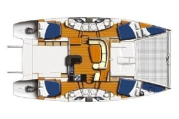 Yacht Charter ONE LOVE Layout