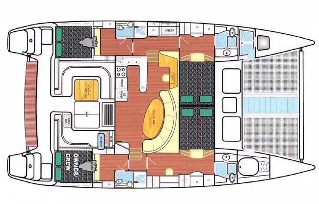Yacht Charter PARADIGM SHIFT Layout