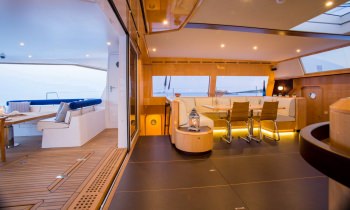 Living Room Opens to Aft Deck