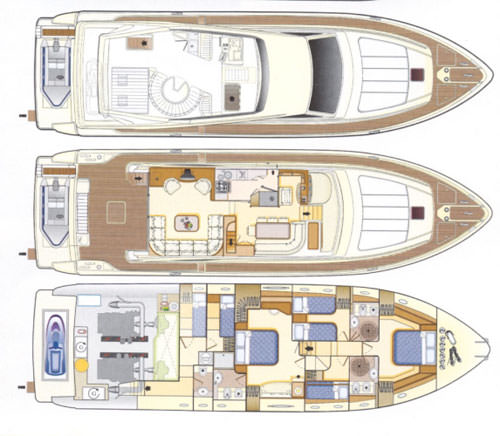 Yacht Charter MARY Layout