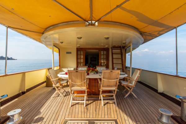 Alfresco dining area