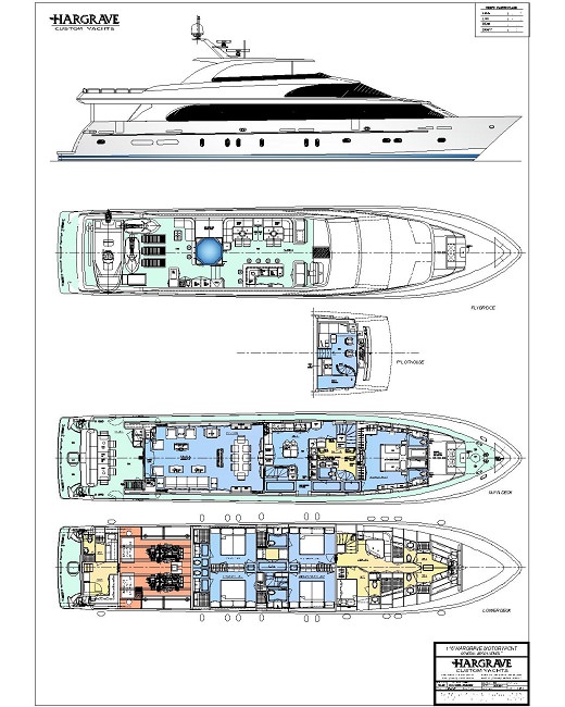 Yacht Charter RENAISSANCE Layout
