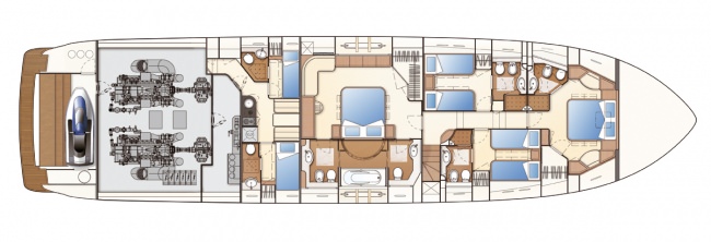 Yacht Charter DAY OFF Layout