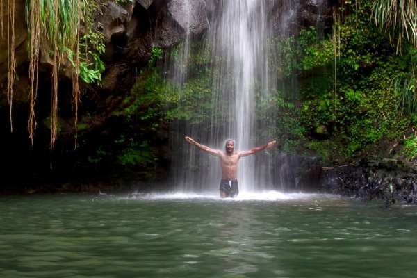 Waterfall fun