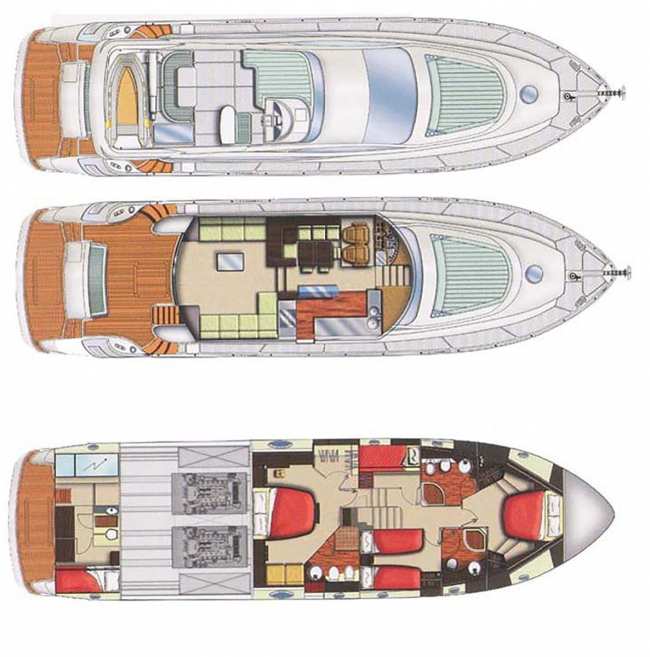 Yacht Charter MARYLIN Layout