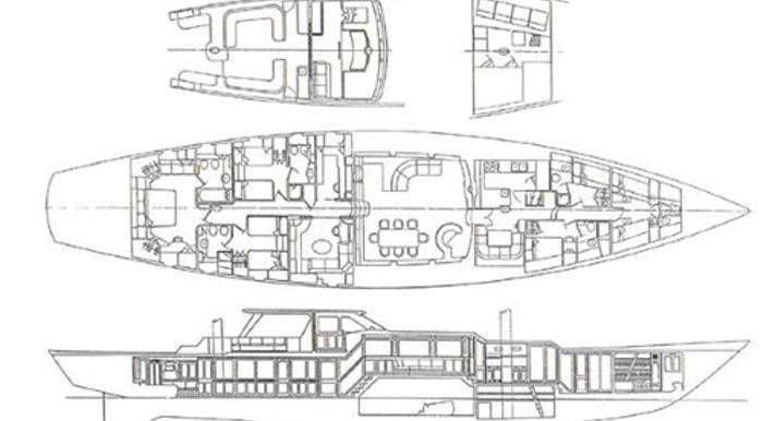 Yacht Charter AXIA Layout
