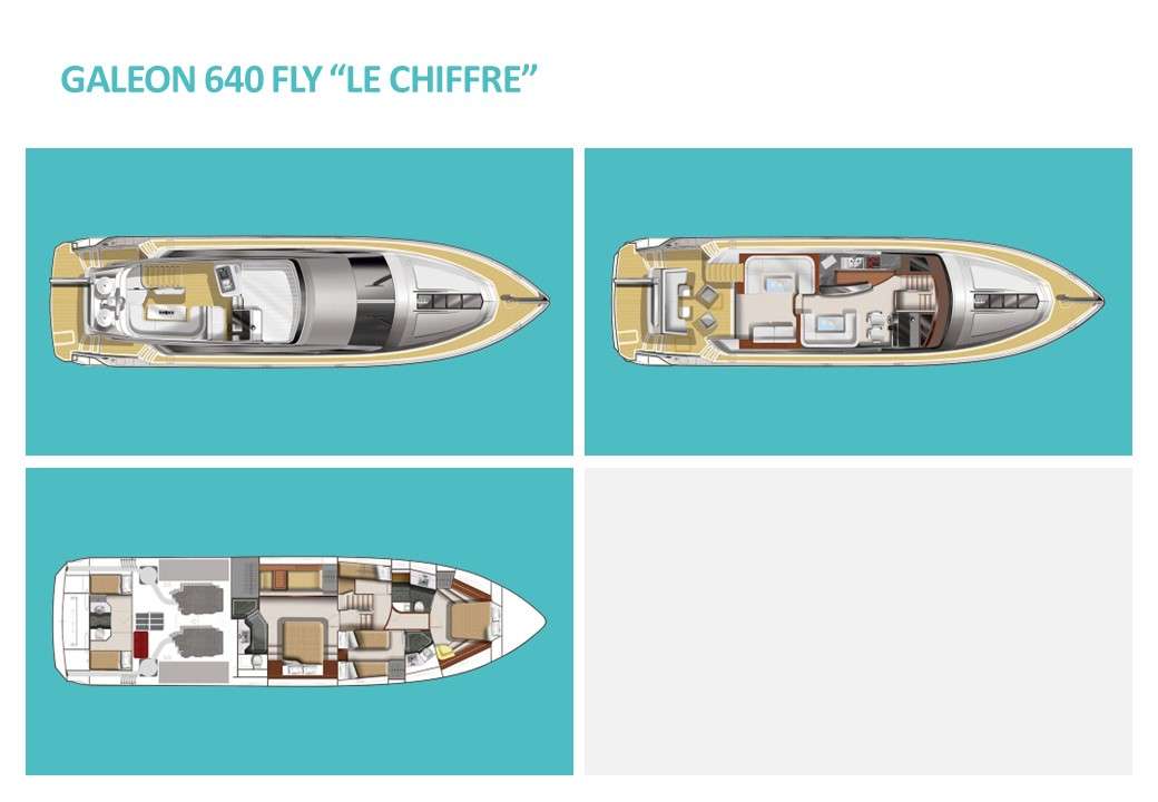 Yacht Charter LE CHIFFRE Layout