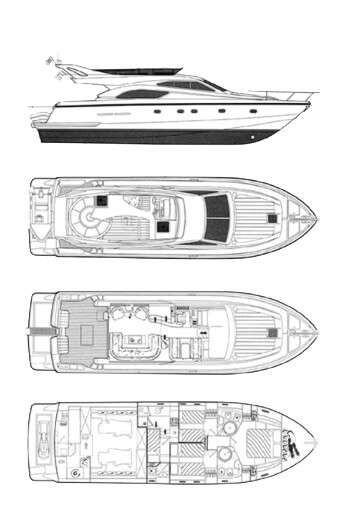 Yacht Charter SECRET Layout