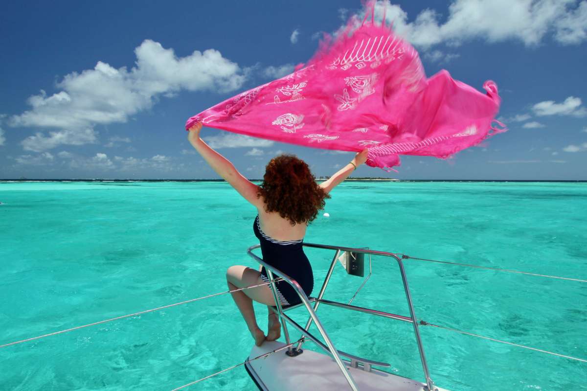 Guest enjoying the sea breezes