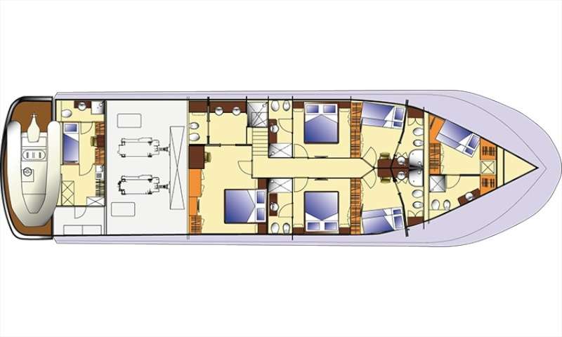 Yacht Charter ARIA C Layout