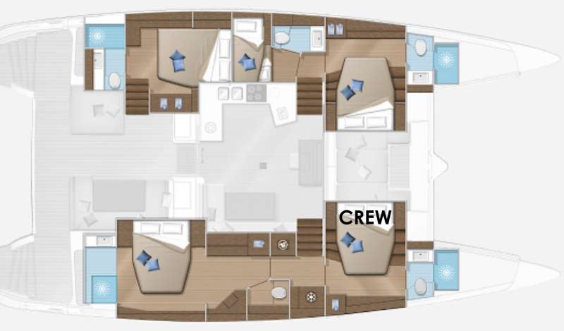 GRACE Lagoon 52 Layout