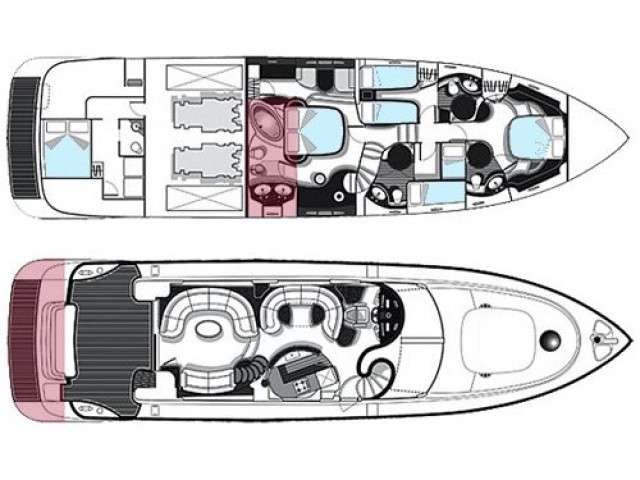 Yacht Charter CHILL OUT II Layout