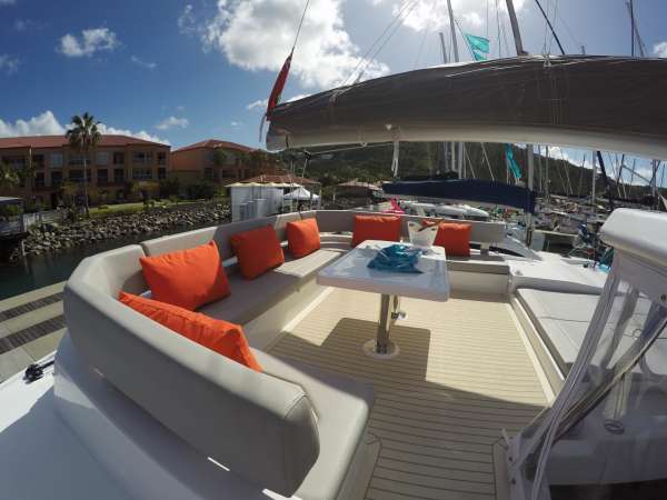 Top flybridge seating 360 degree view!