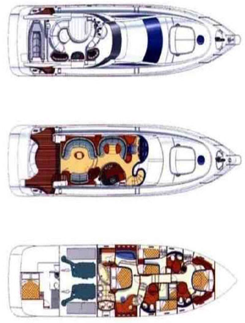 Yacht Charter EVOLUTION Layout