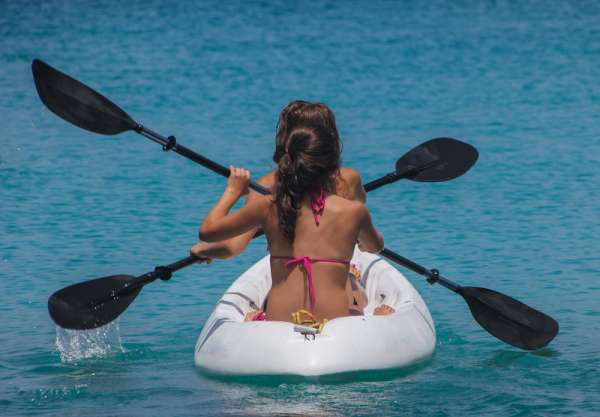 Kayaking together