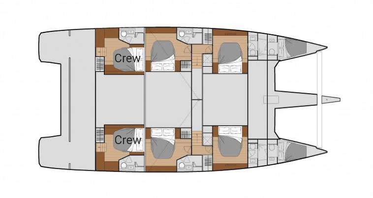 Yacht Charter MY TY Layout