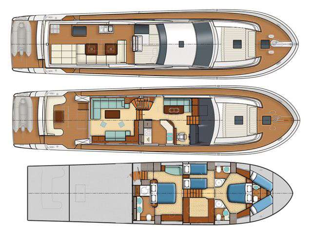 Yacht Charter Armonee Layout