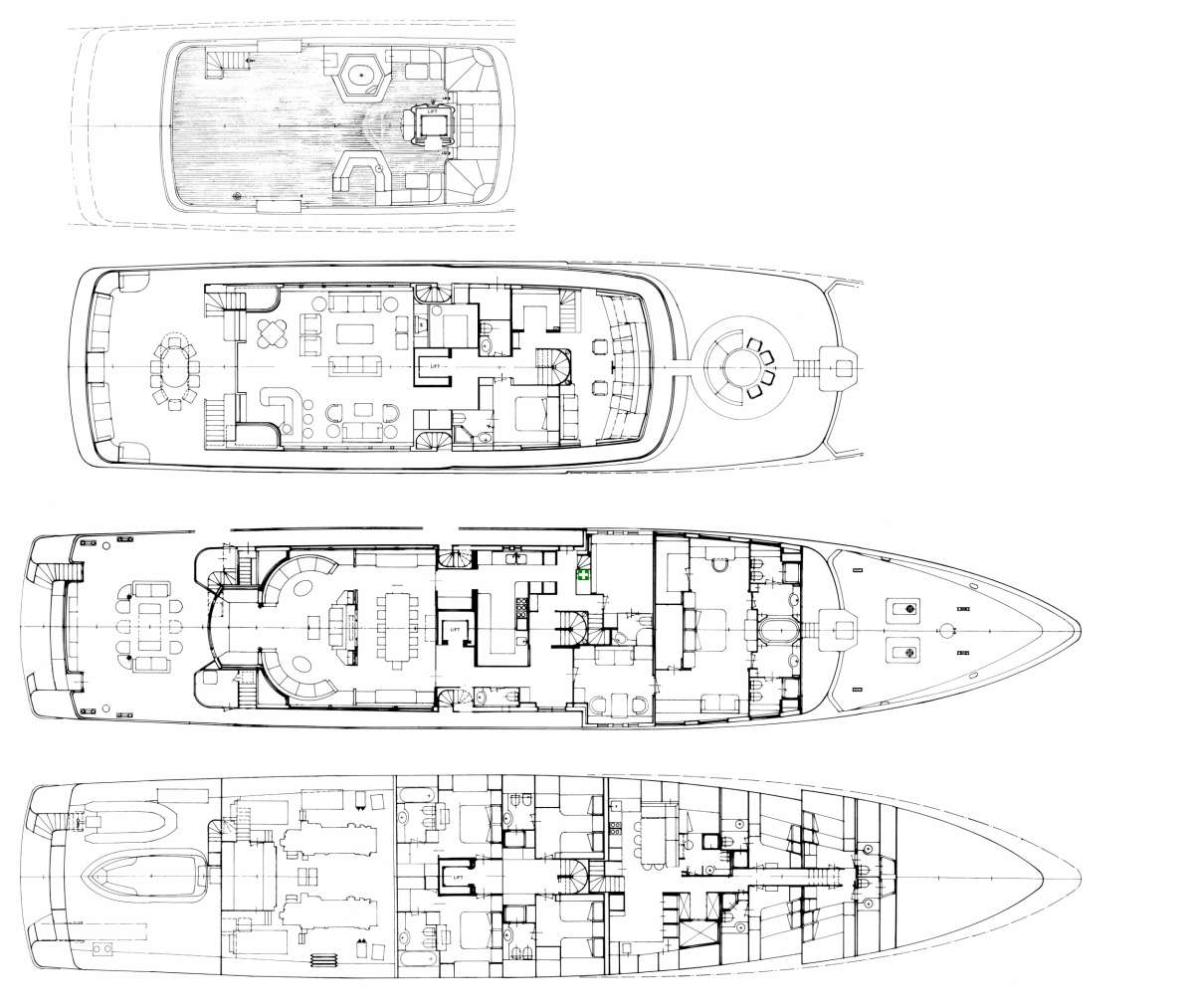 Yacht Charter INVADER Layout