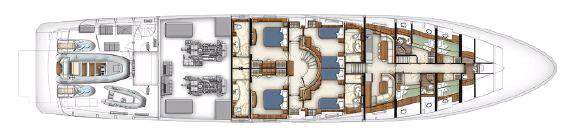 Yacht Charter GRANDE AMORE Layout