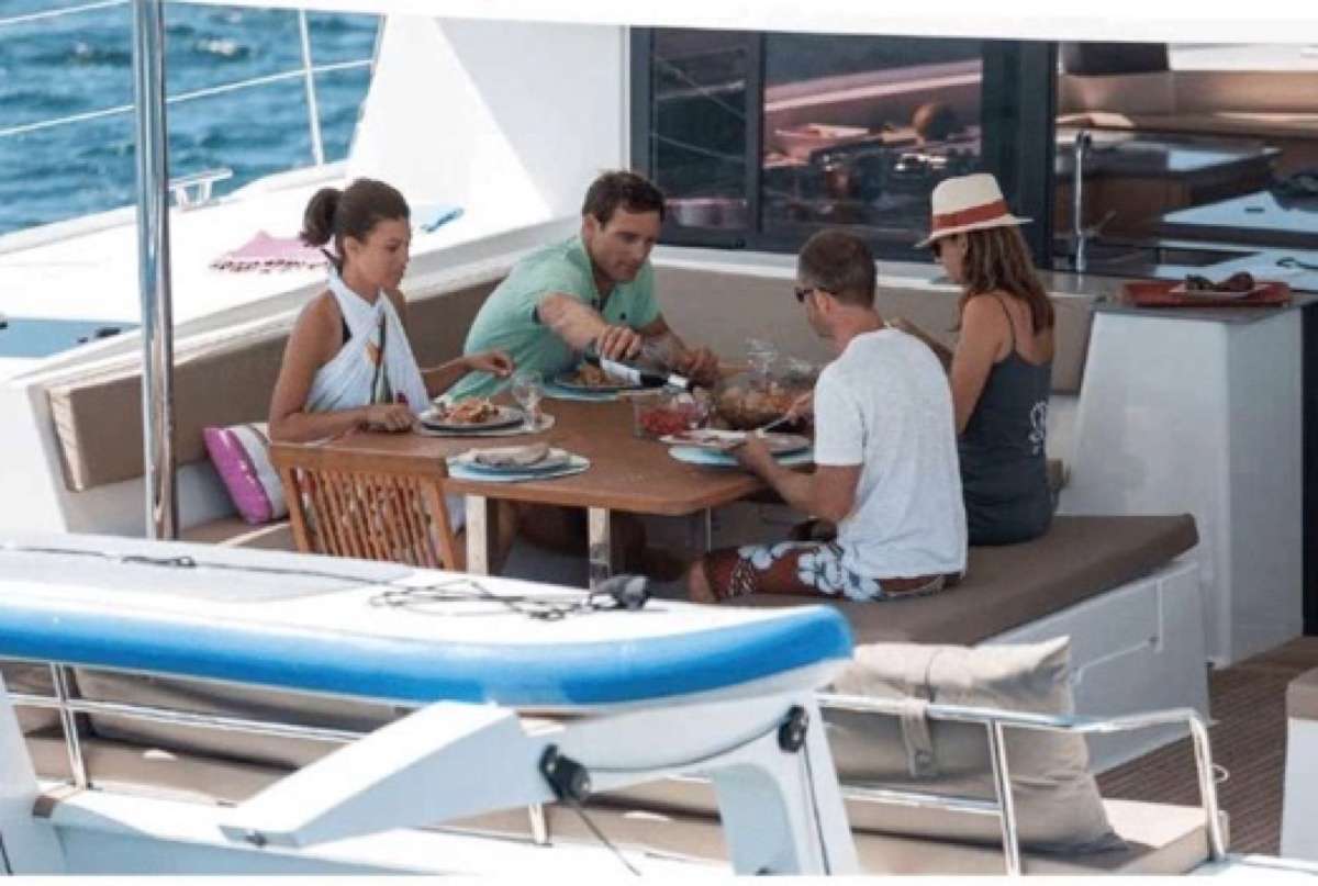 Cockpit dining area