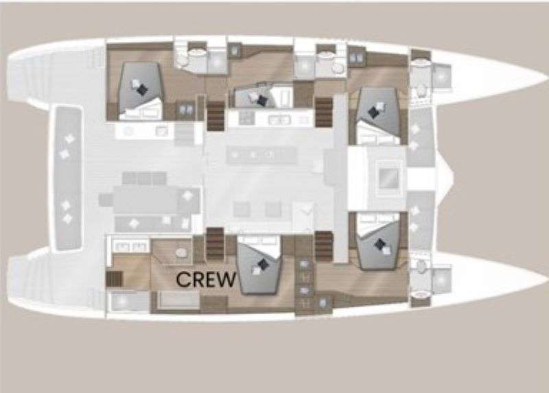Yacht Charter COLETTE Layout