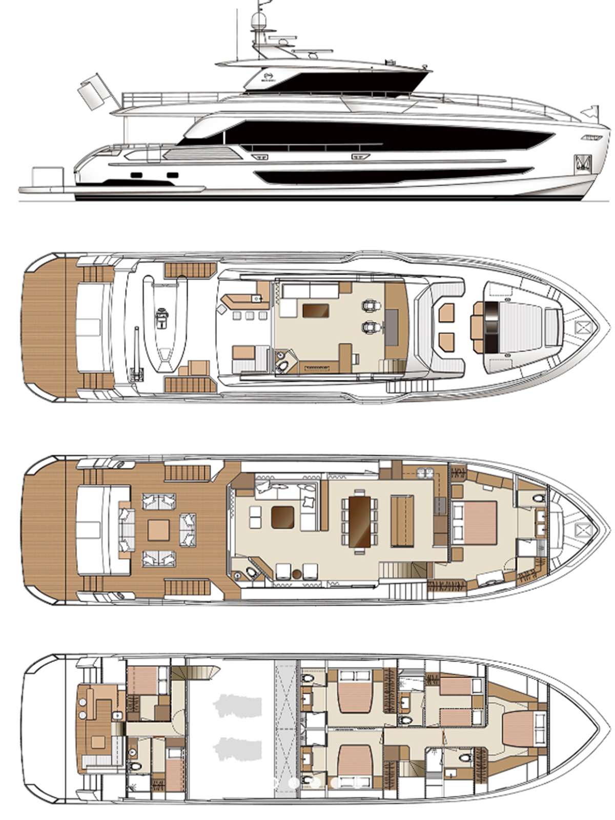 Yacht Charter AQUA LIFE Layout