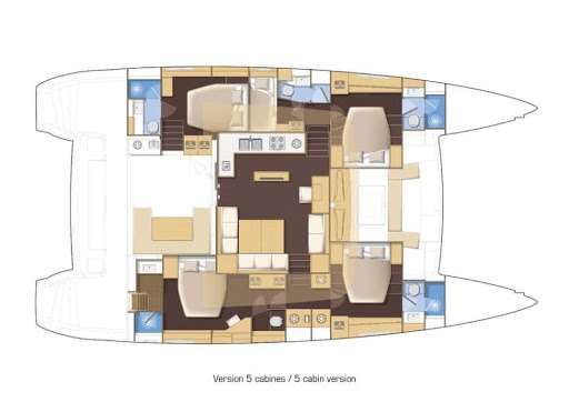 Yacht Charter Eagle of Norway Layout