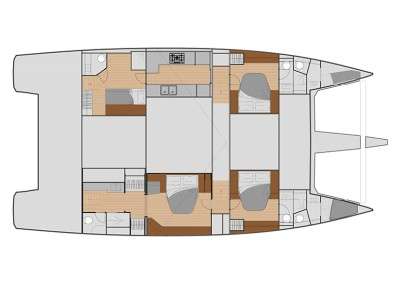 Yacht Charter NAMASTE (SAMANA) Layout