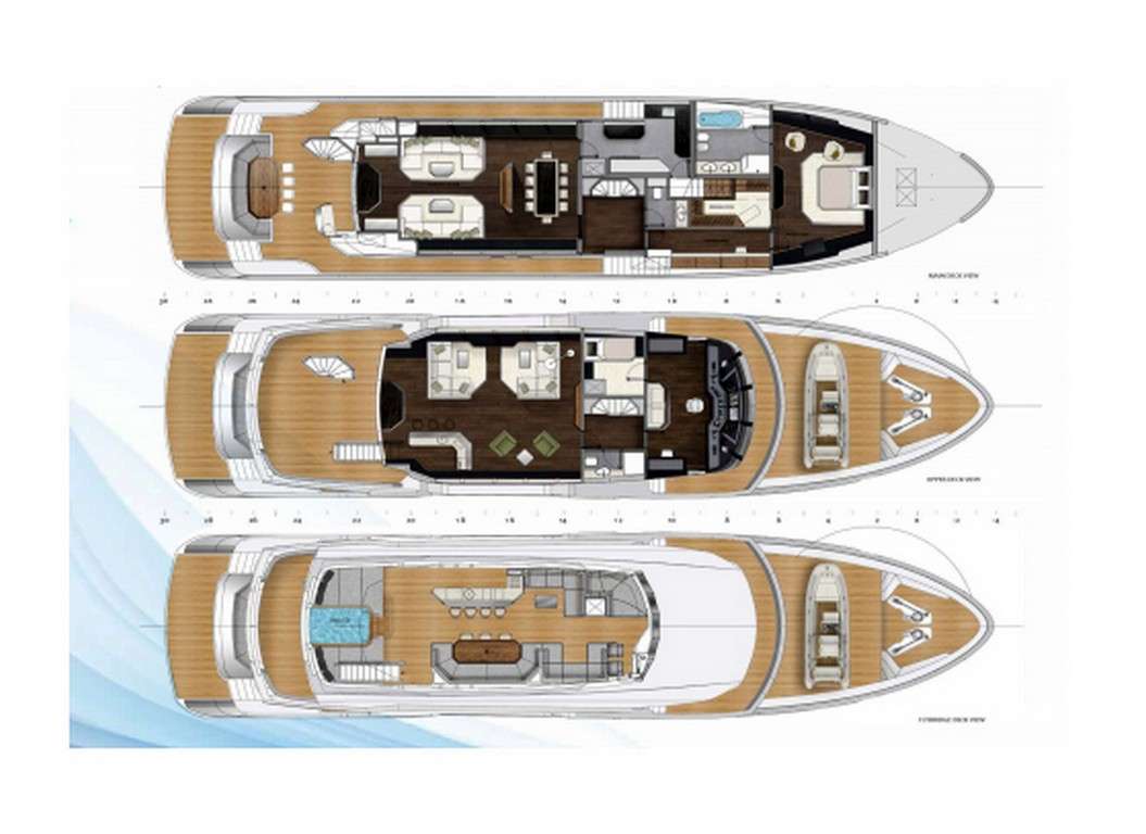 Yacht Charter KANDO Layout