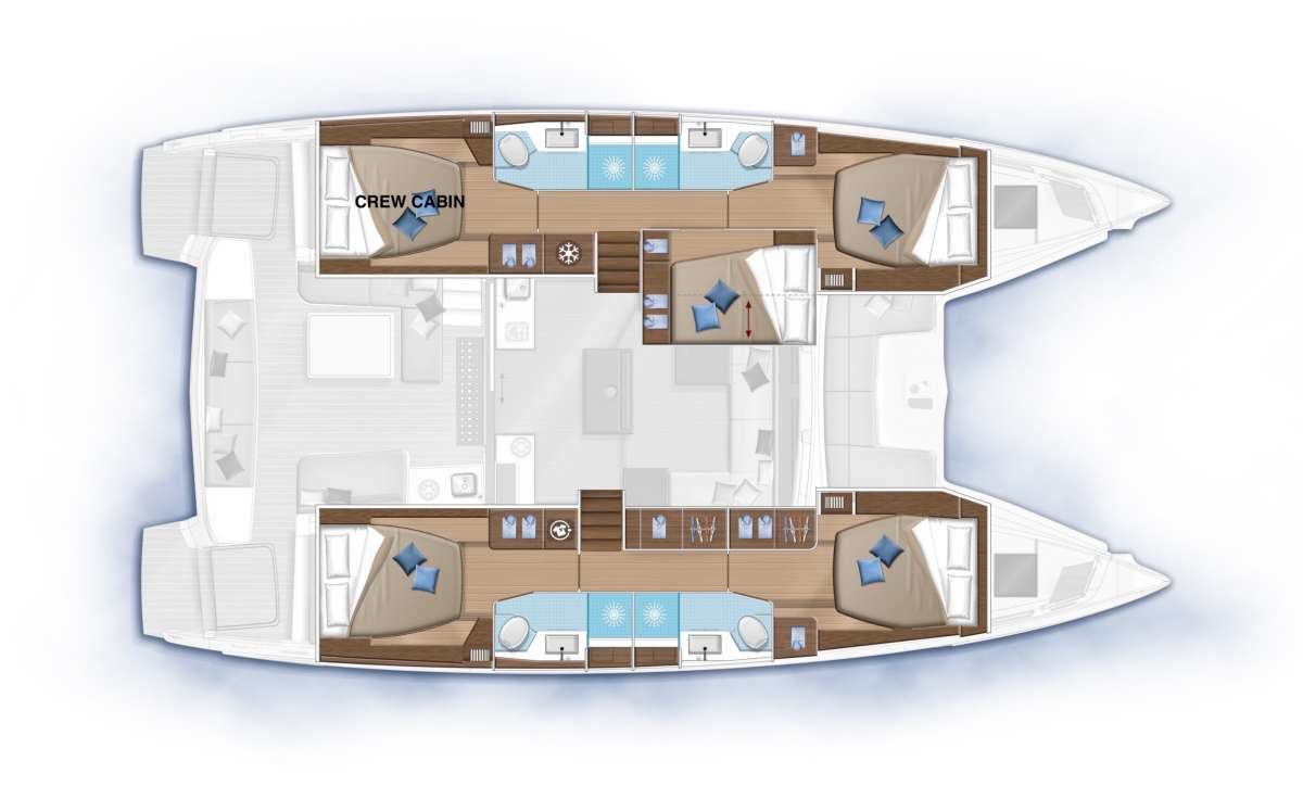 Yacht Charter ETHER Layout