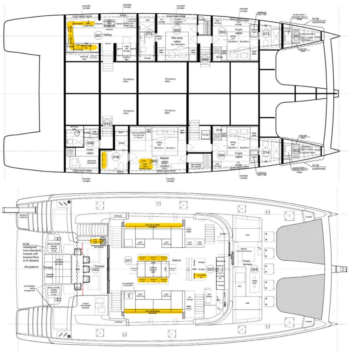 Relentless II 80 Layout