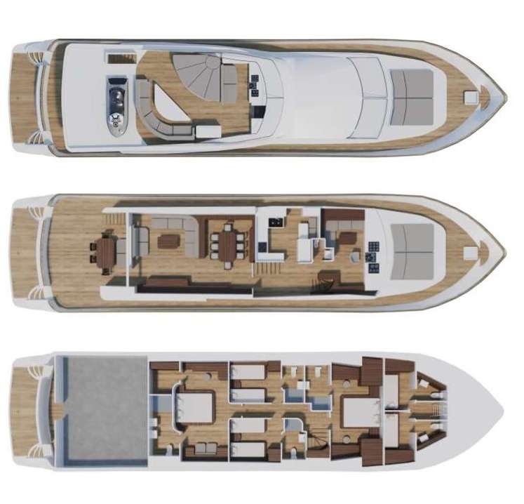 Yacht Charter ESTIA POSEIDON Layout