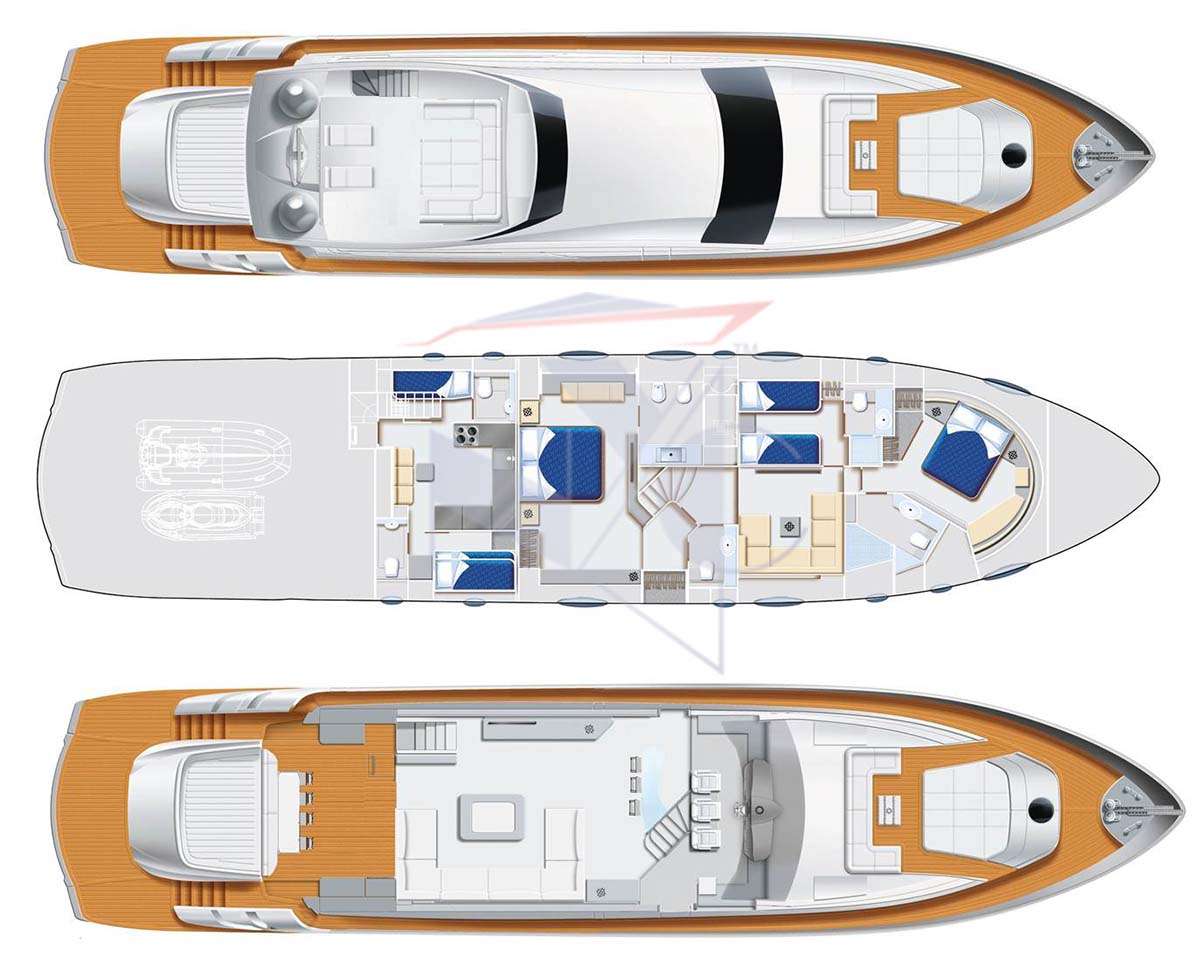 Yacht Charter Regal Layout